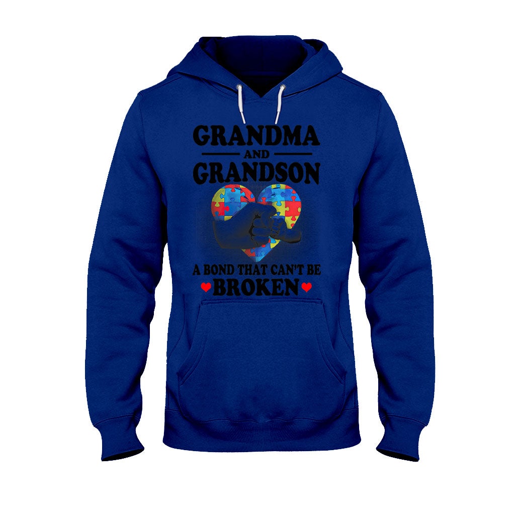 Grandma And Grandson  - Autism Awareness T-shirt And Hoodie 062021