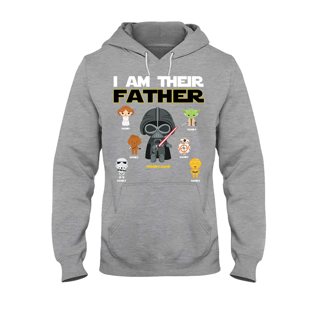 I Am Their Father Grandfather - Personalized Father's Day The Force T-shirt and Hoodie