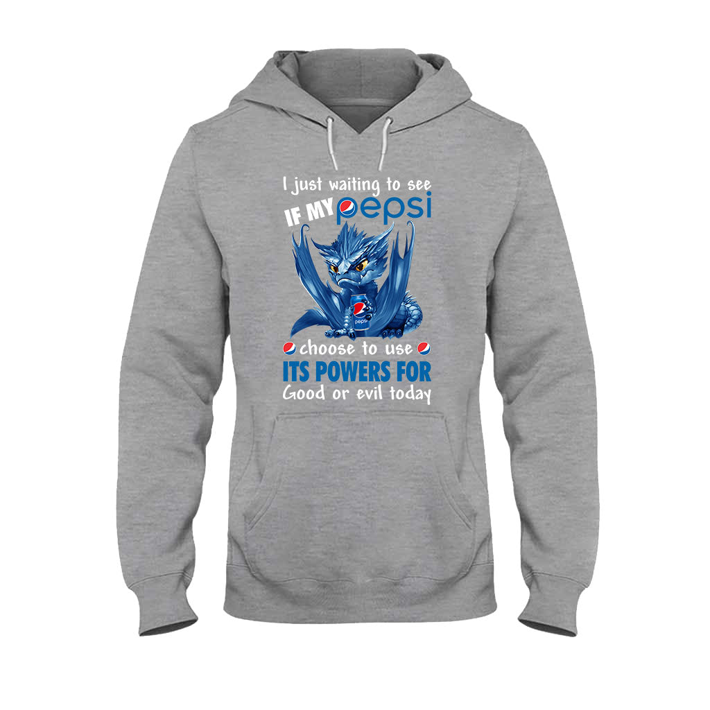 Just Waiting To See - Personalized Blue Soft Drink T-shirt and Hoodie