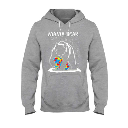 Mama Bear - Autism Awareness T-shirt and Hoodie 112021