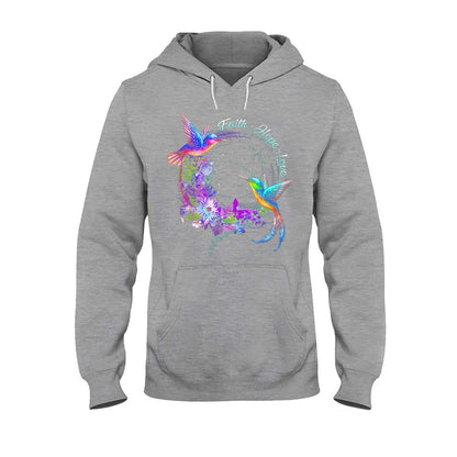 Faith Hope Love - Hummingbird T-shirt and Hoodie 112021