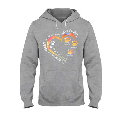 Paw Print - Personalized Dog T-shirt and Hoodie 1121