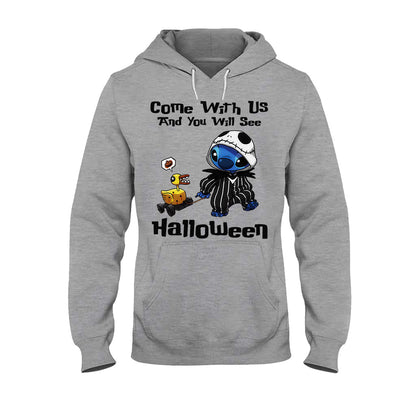 Come With Us - Halloween Ohana T-shirt and Hoodie