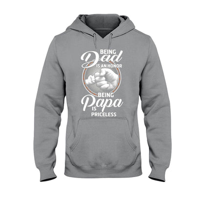 Being Papa - Grandpa T-shirt And Hoodie 062021