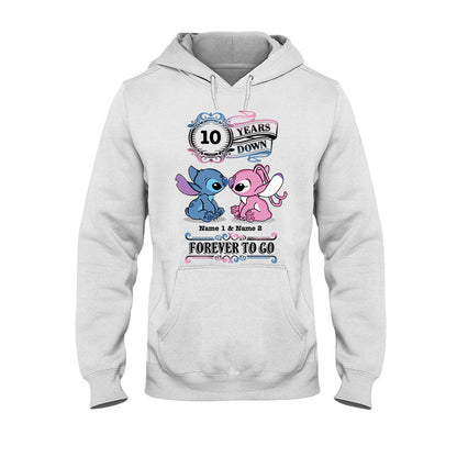 Forever To Go - Personalized Couple T-shirt and Hoodie