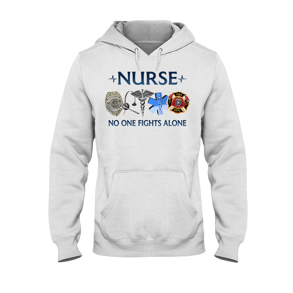 Nurse No One Fights Alone T-shirt And Hoodie 092021