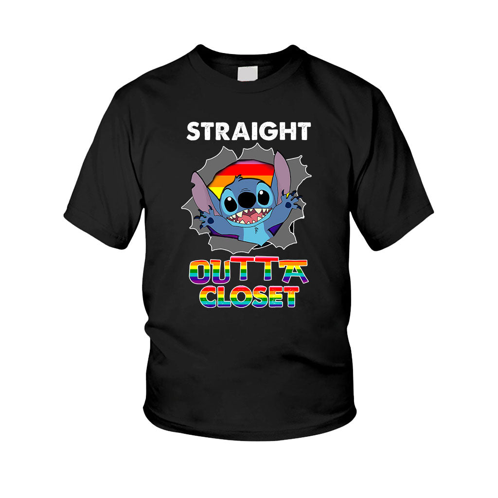 Straight Outta Closet - Personalized LGBT Support Kid Shirts