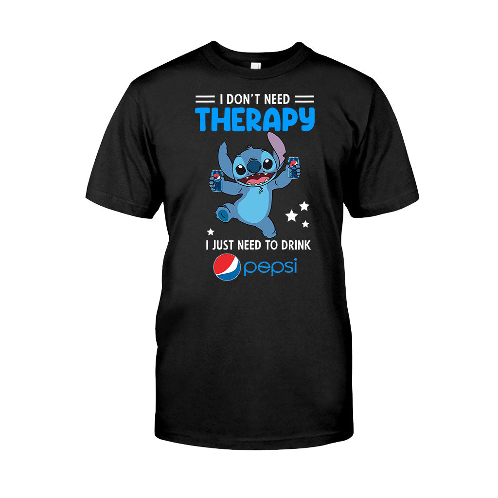 I Don't Need Therapy - Personalized Blue Soft Drink T-shirt and Hoodie
