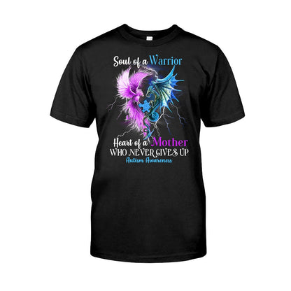 Never Give Up - Autism Awareness Personalized T-shirt And Hoodie