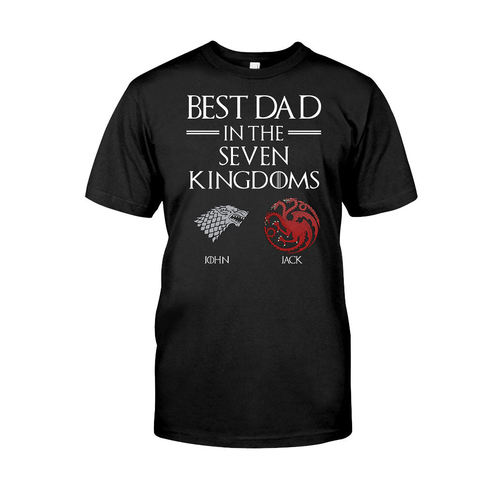 Best Dad In The Seven Kingdoms - Personalized Thrones Game T-shirt and Hoodie