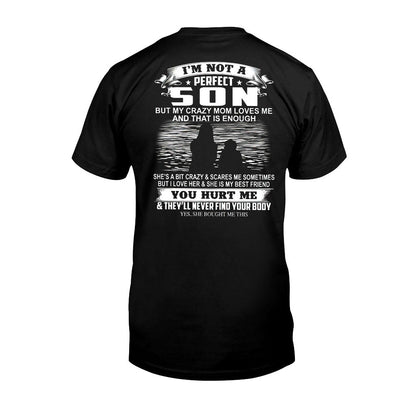 I'm Not A Perfect - Son T-shirt And Hoodie 072021