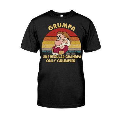 Grumpa Only Grumpier - Personalized Father's Day T-shirt and Hoodie