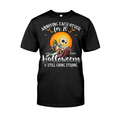 Annoying Each Other - Personalized Halloween Nightmare T-shirt and Hoodie