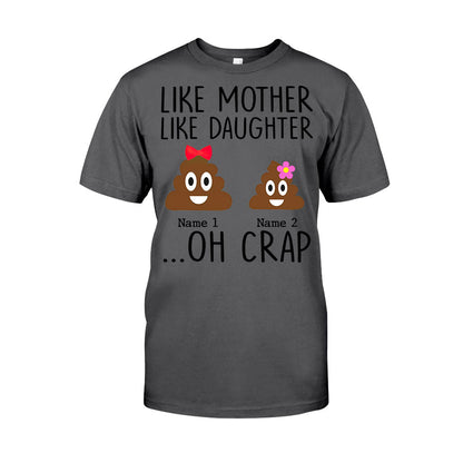 Like Mother Like Daughter - Personalized Mother's Day Father's Day T-shirt and Hoodie