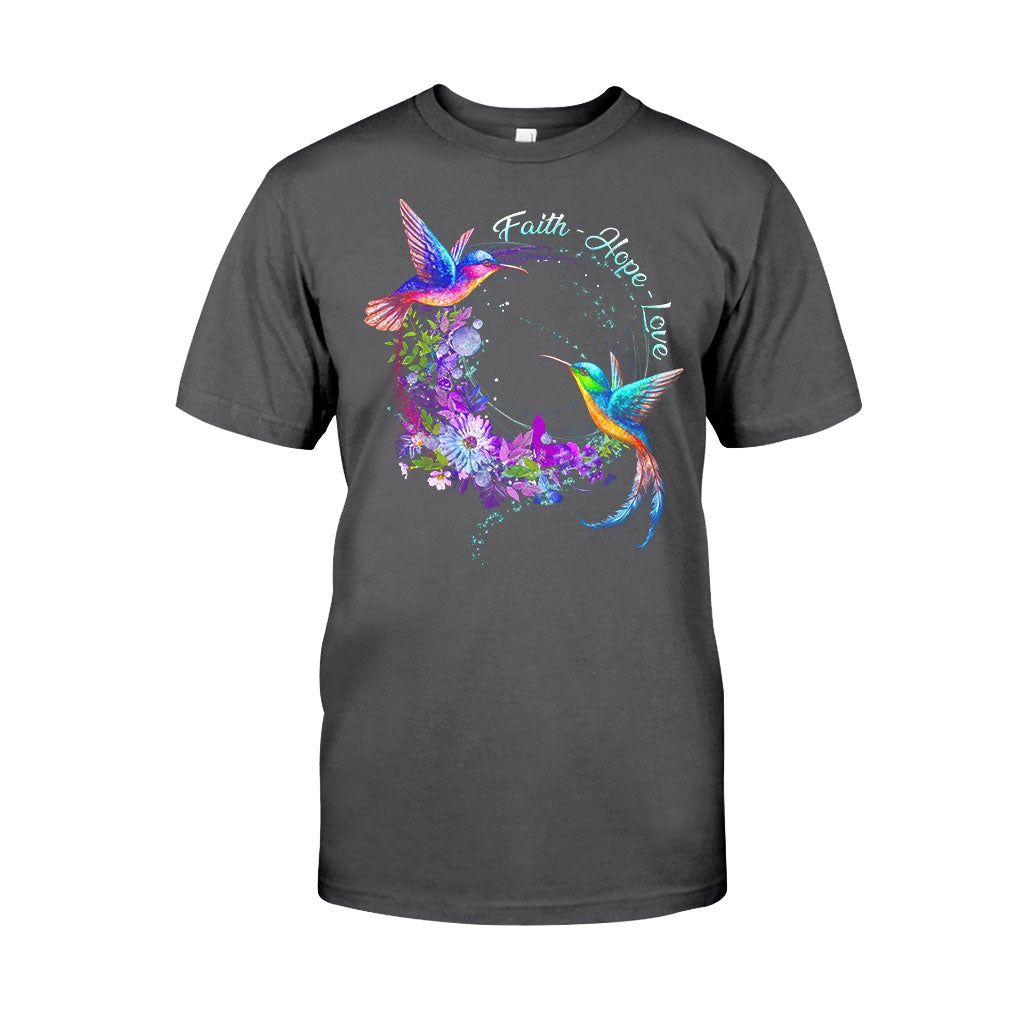 Faith Hope Love - Hummingbird T-shirt and Hoodie 112021