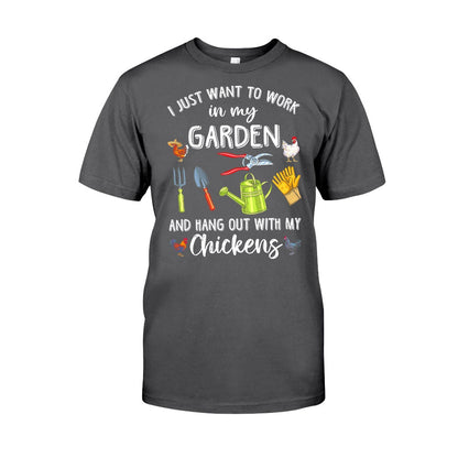 I Just Want To Work - Gardening T-shirt and Hoodie 112021