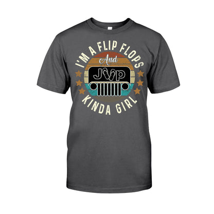 Flip Flops And Jp Kinda Girl - Car T-shirt and Hoodie 112021