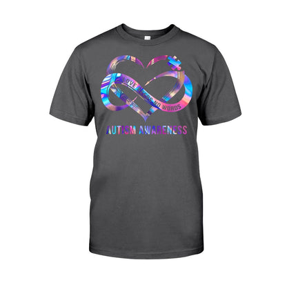 Love Needs No Words - Autism Awareness T-shirt and Hoodie 112021