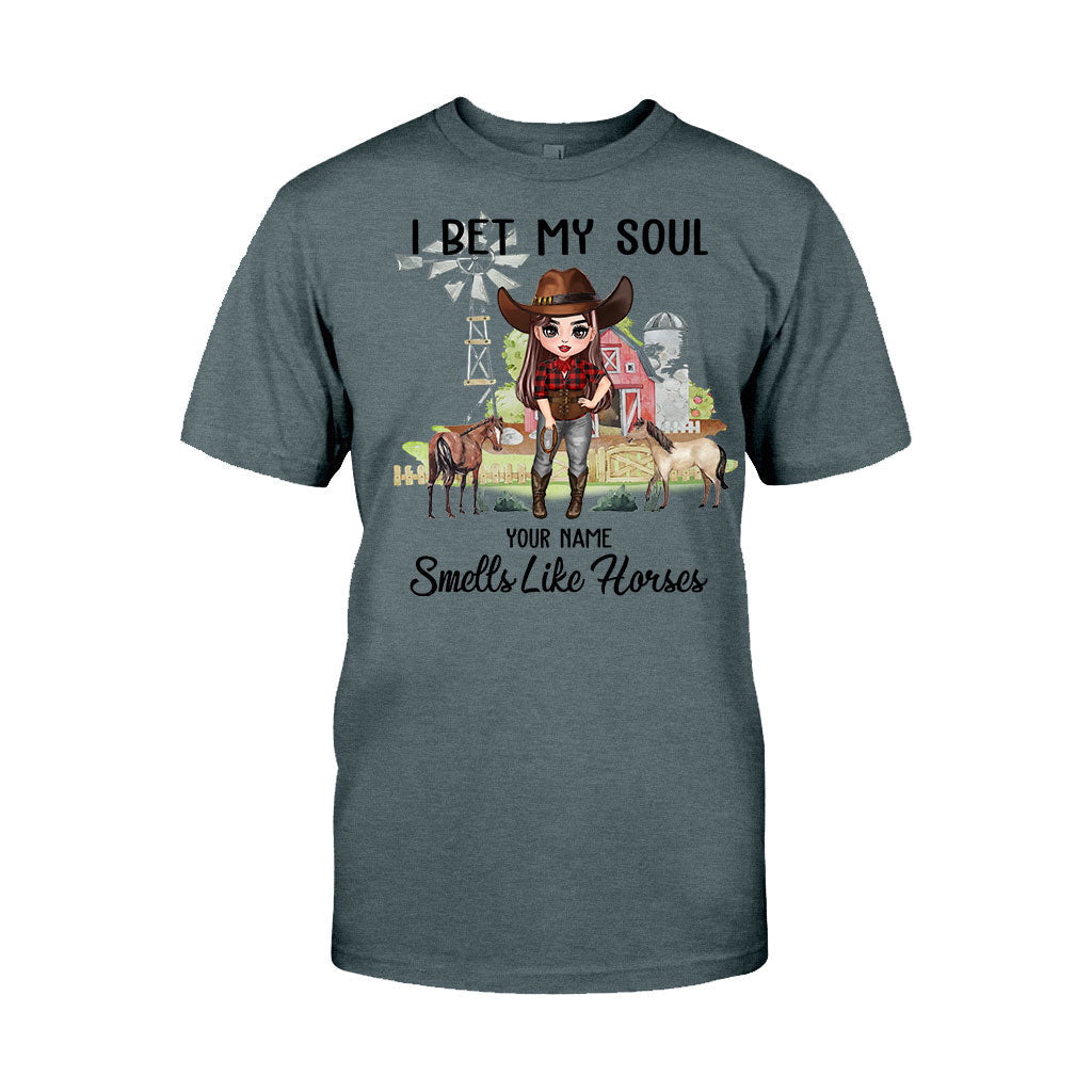 I Bet My Soul Smells Like Horses - Personalized Horse T-shirt and Hoodie