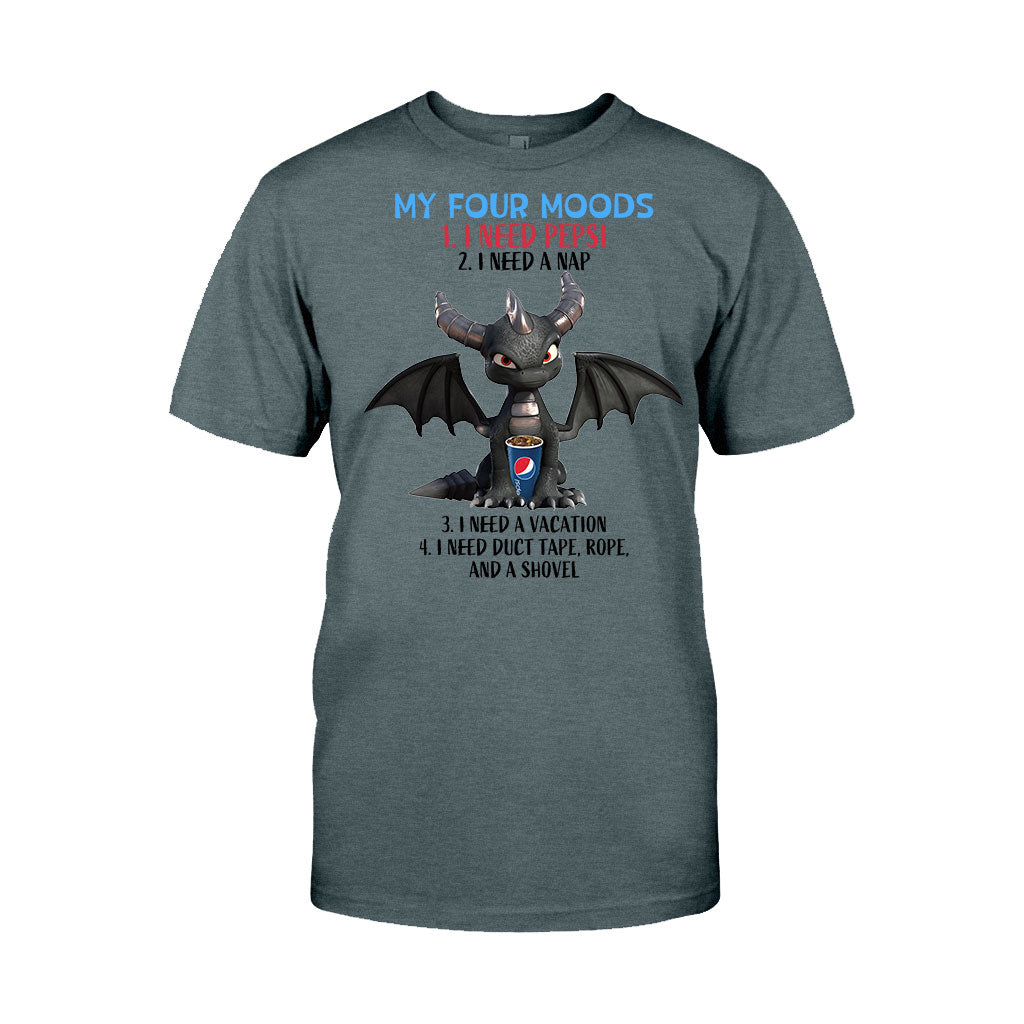 My Four Moods - Blue Soft Drink T-shirt and Hoodie