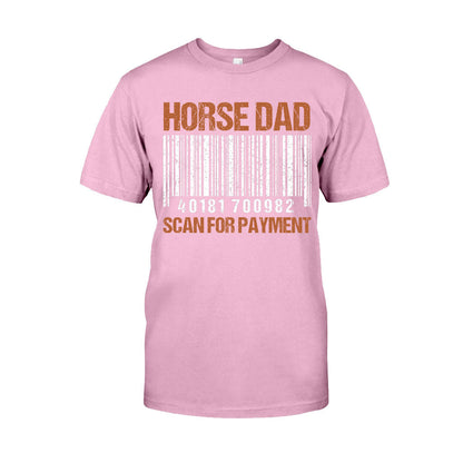 Scan For Payment - Personalized Horse T-shirt and Hoodie