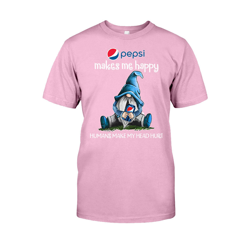 Humans Make My Head Blue Soft Drink T-shirt and Hoodie