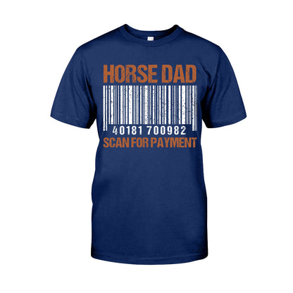 Scan For Payment - Personalized Horse T-shirt and Hoodie