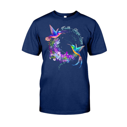 Faith Hope Love - Hummingbird T-shirt and Hoodie 112021