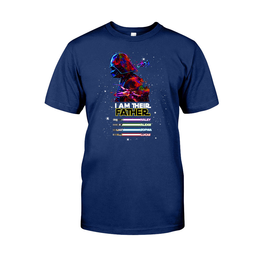 I Am Their Father - Personalized Father's Day The Force T-shirt and Hoodie abtest