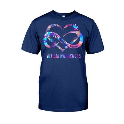 Love Needs No Words - Autism Awareness T-shirt and Hoodie 112021