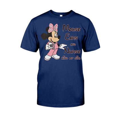 Mouse Ears And Nurse - T-shirt and Hoodie