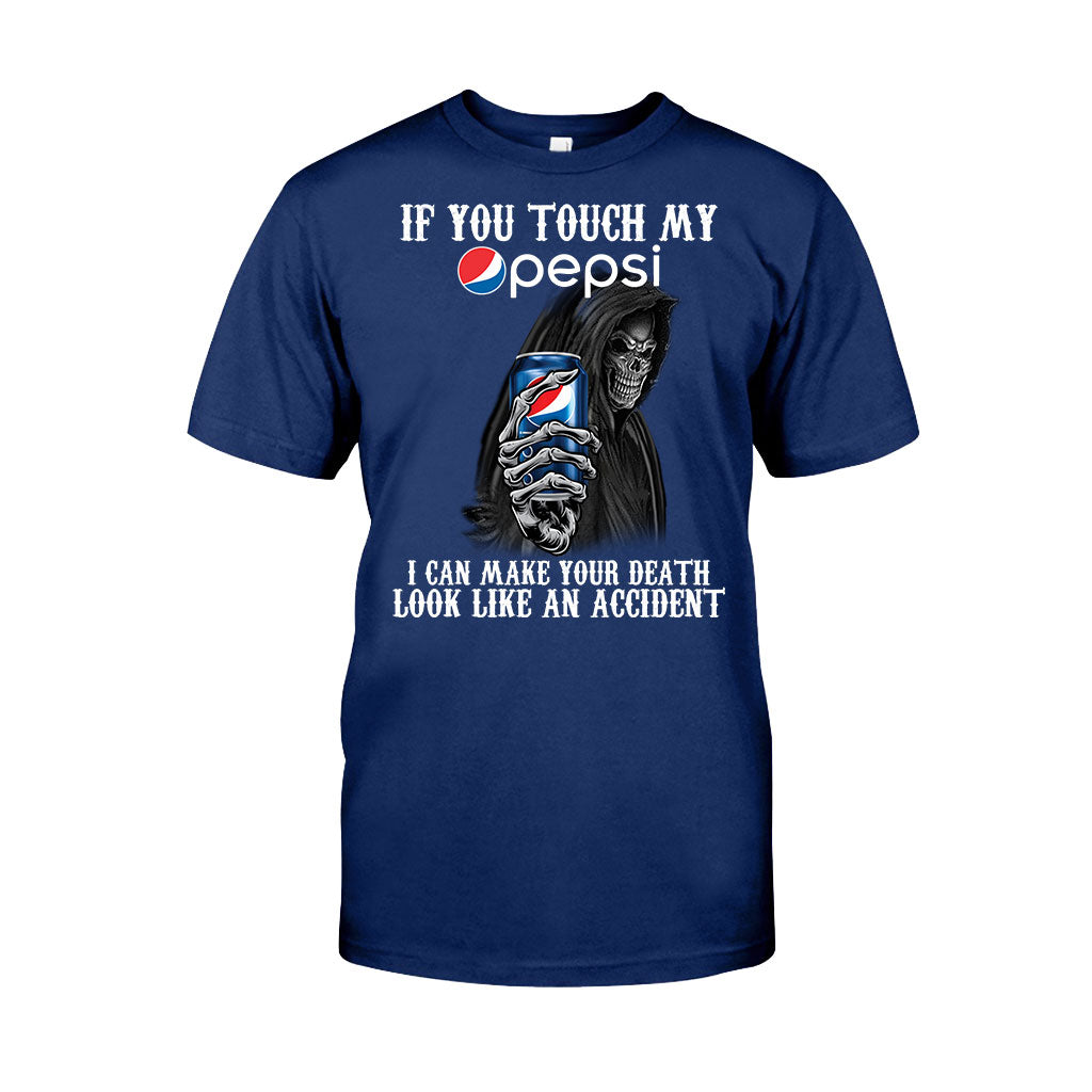 If You Touch My Blue Soft Drink T-shirt and Hoodie