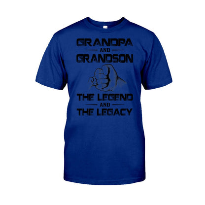 Grandpa And Grandson T-shirt And Hoodie 072021