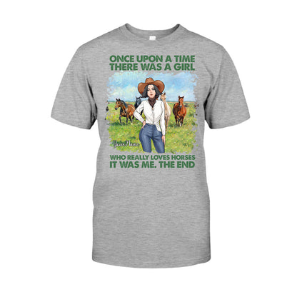 Once Upon A Time Horses - Personalized Horse T-shirt and Hoodie