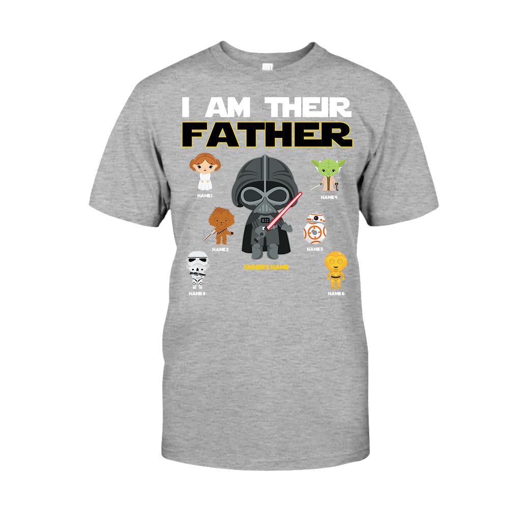 I Am Their Father Grandfather - Personalized Father's Day The Force T-shirt and Hoodie