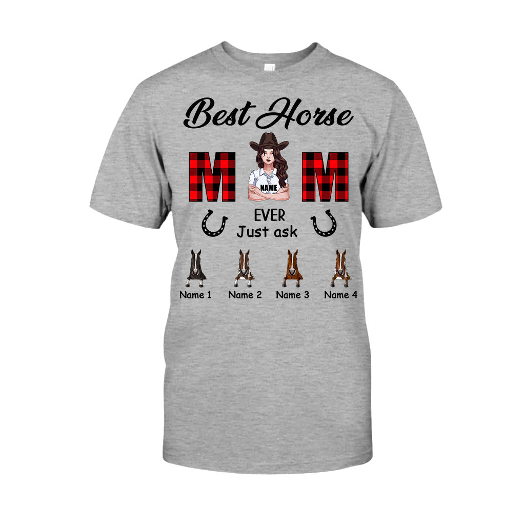 Best Horse Mom Ever - Personalized T-shirt and Hoodie