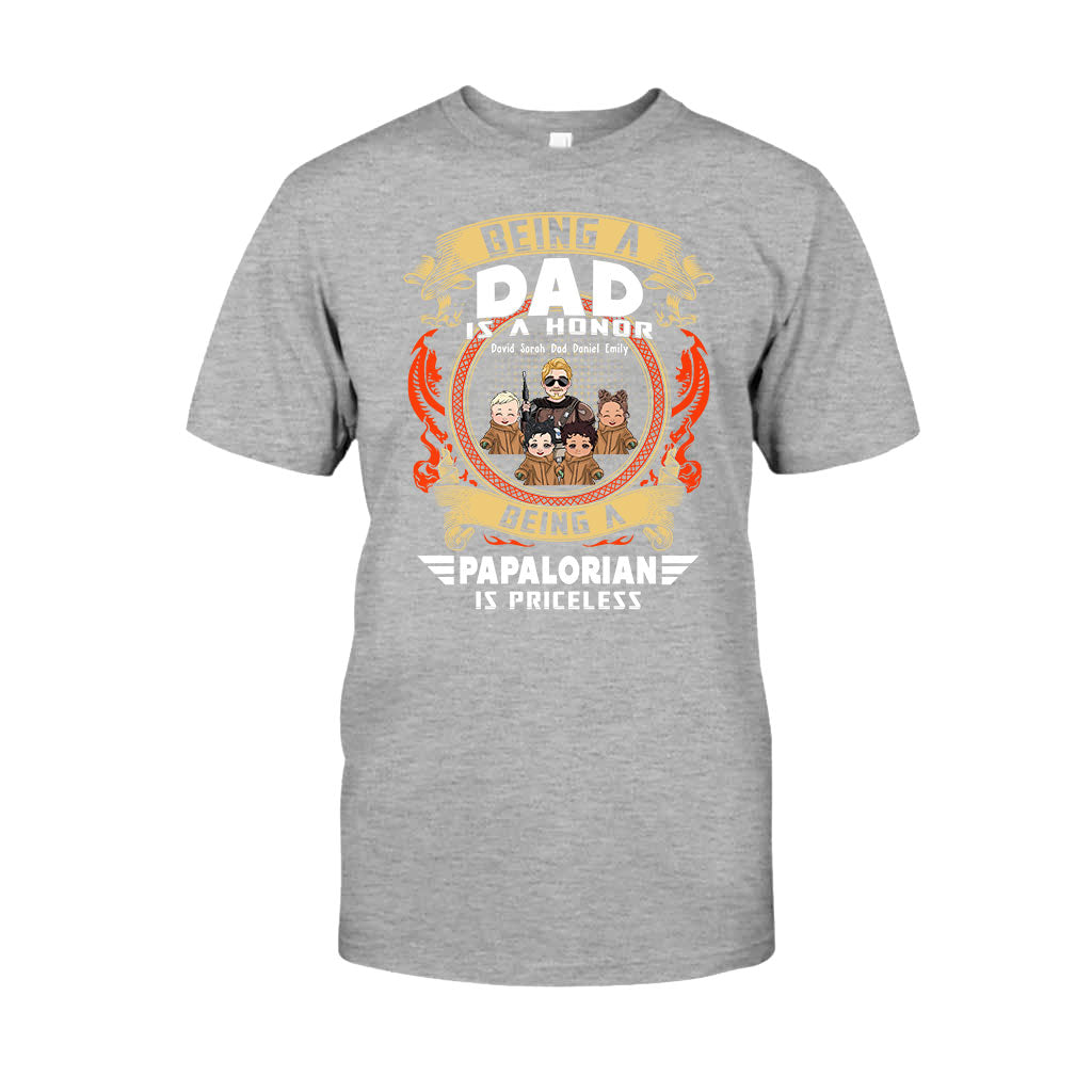 Priceless Papalorian - Personalized The Force T-shirt and Hoodie
