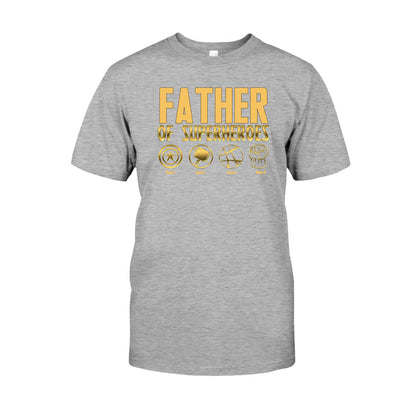 Father Of Superheroes - Personalized Father's Day T-shirt and Hoodie