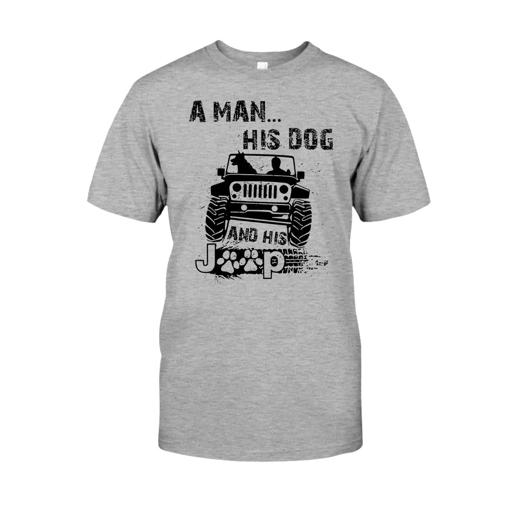 A Man His Dog And His Jp - Car T-shirt and Hoodie 1121