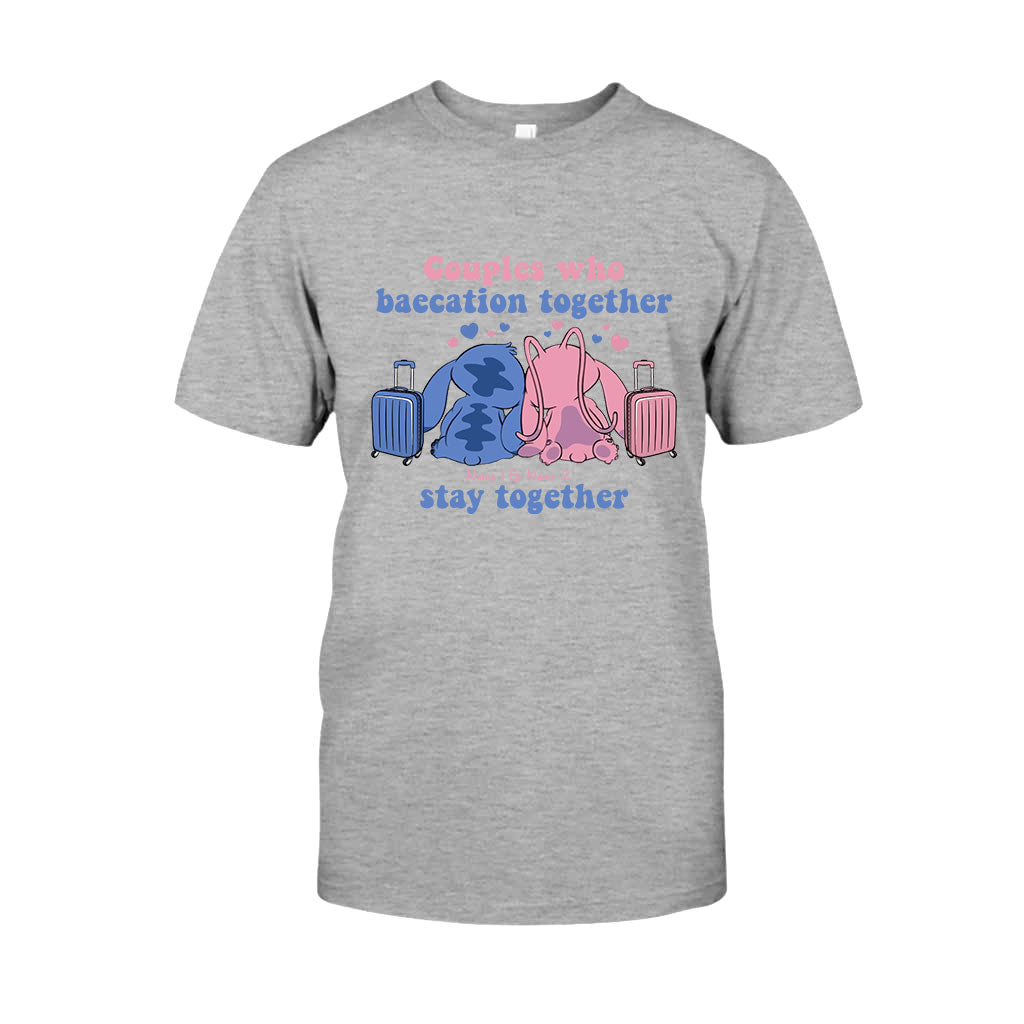 Baecation Ohana - Personalized Couple Travelling T-shirt and Hoodie