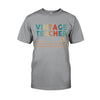 Vintage Teacher T-shirt And Hoodie 062021