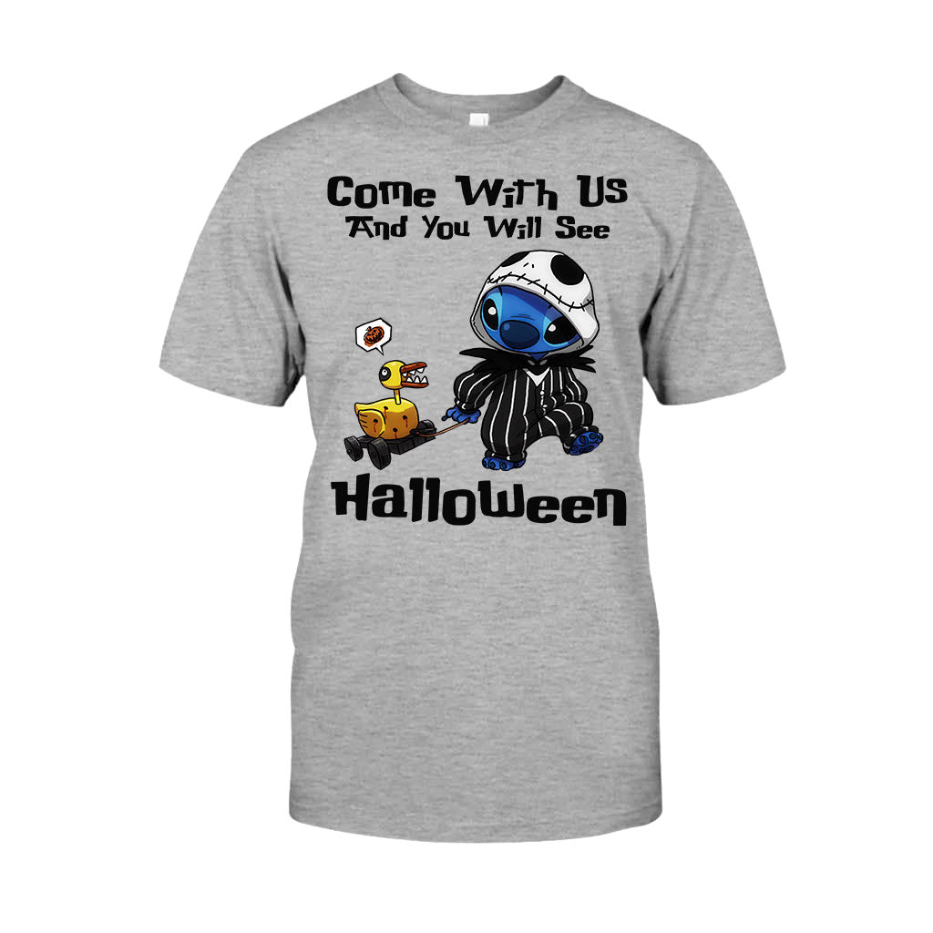 Come With Us - Halloween Ohana T-shirt and Hoodie