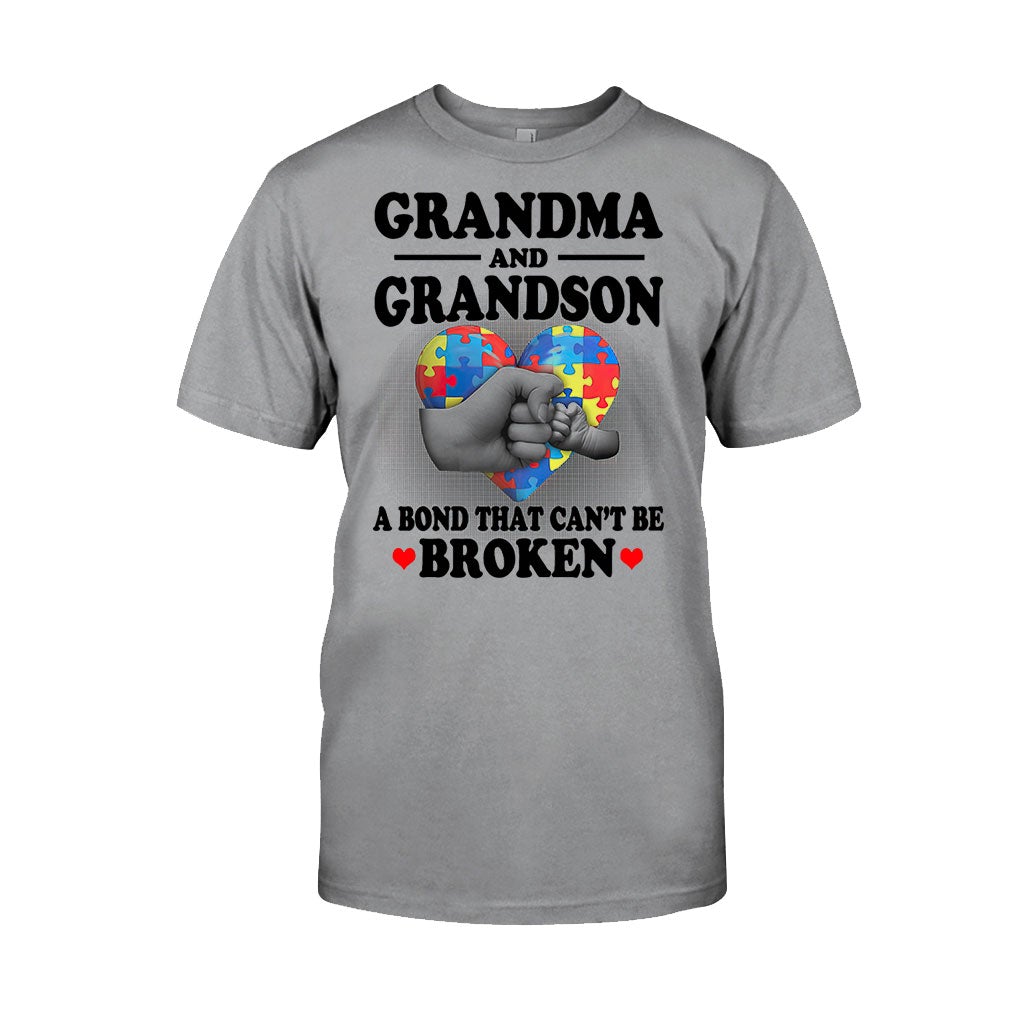 Grandma And Grandson  - Autism Awareness T-shirt And Hoodie 062021