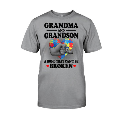 Grandma And Grandson  - Autism Awareness T-shirt And Hoodie 062021