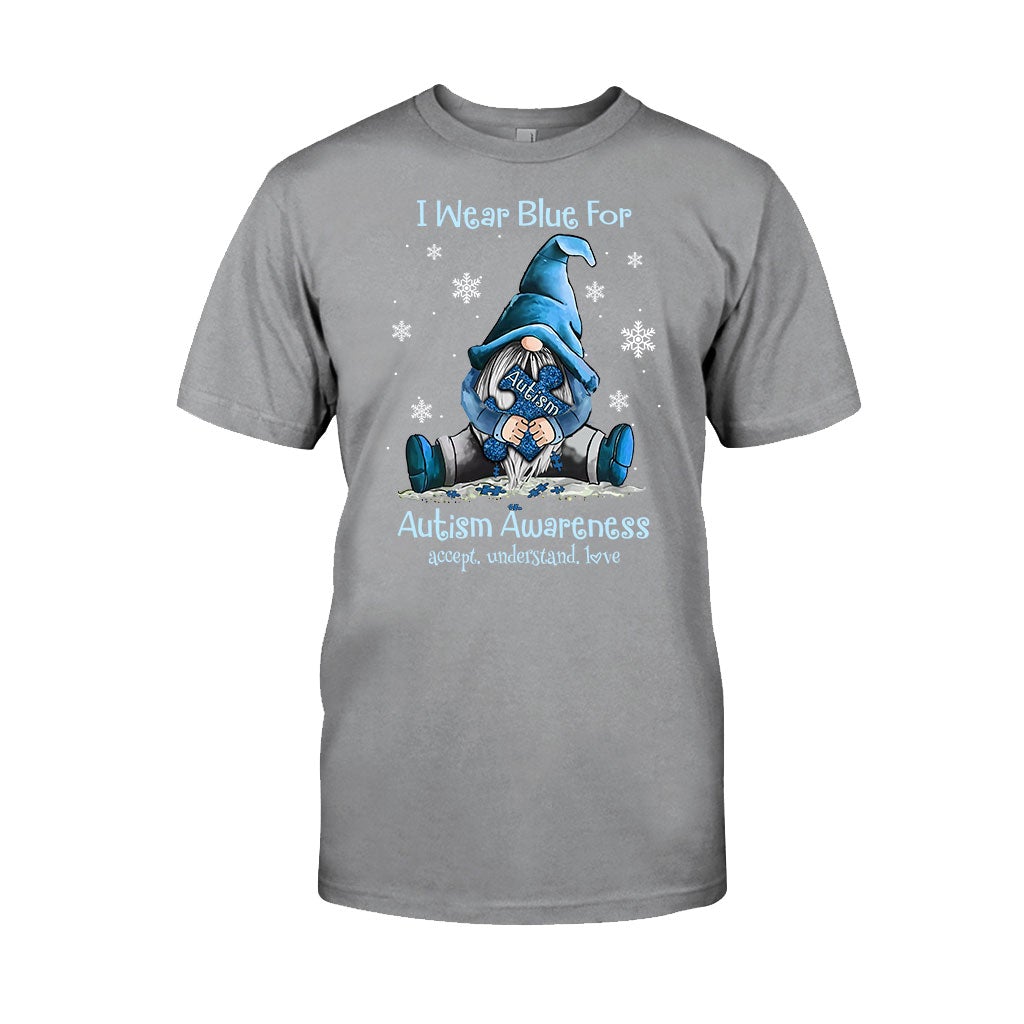 I Wear Blue - Autism Awareness T-shirt And Hoodie 062021