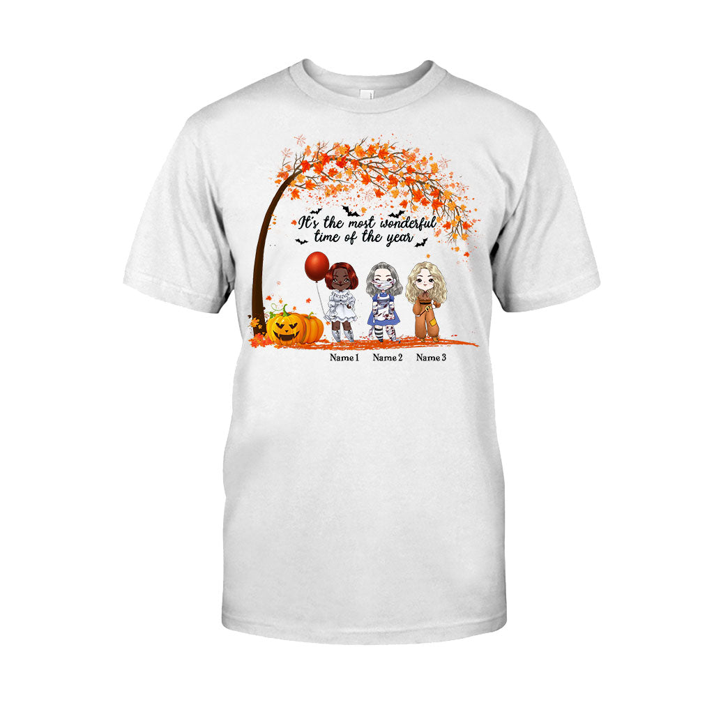 Wonderfultime - Personalized Halloween Bestie T-shirt and Hoodie