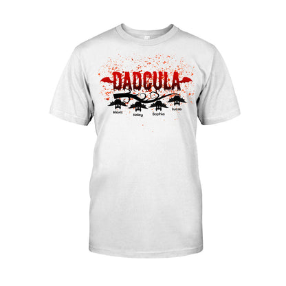 Dadcula - Personalized Halloween Father T-shirt and Hoodie