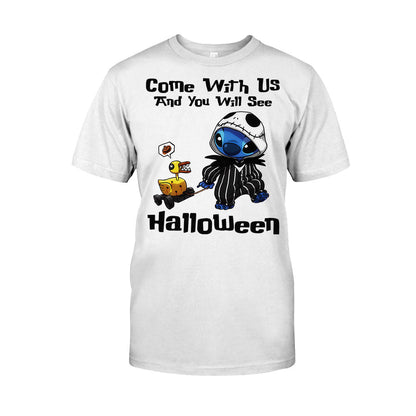 Come With Us - Halloween Ohana T-shirt and Hoodie