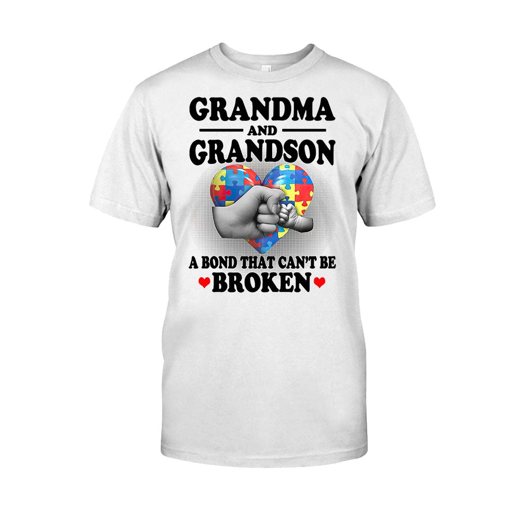 Grandma And Grandson  - Autism Awareness T-shirt And Hoodie 062021