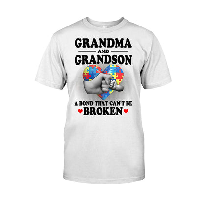 Grandma And Grandson  - Autism Awareness T-shirt And Hoodie 062021